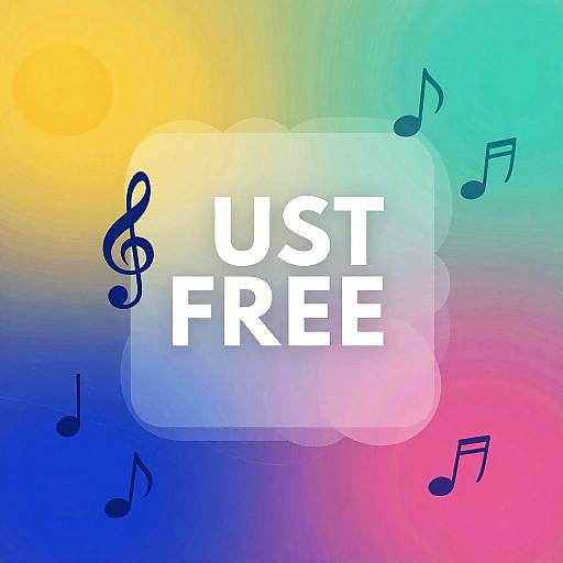 Vibrant Abstract Music Cover Art