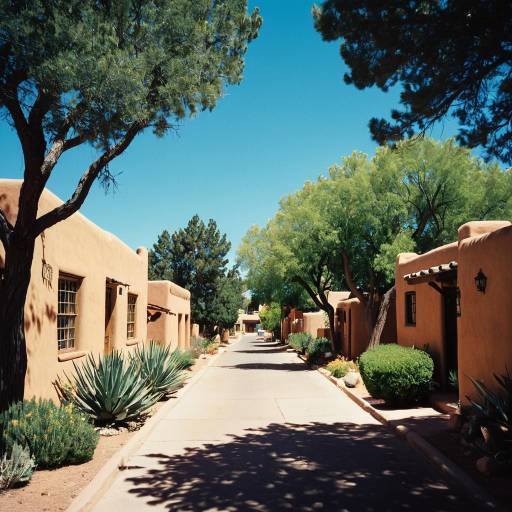 Santa Fe Adobe Neighborhood Street
