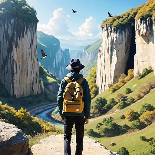 Adventure Seeker: Boy in Nature