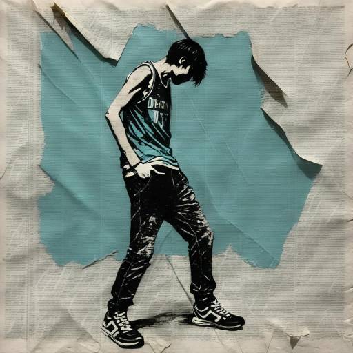 Urban Dancer Mixed Media Art