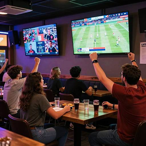 Vibrant Sports Bar Live Action