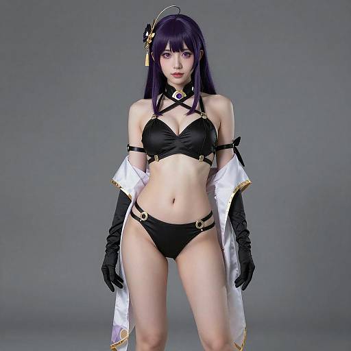 Cosplay photo of murasaki shikibu (swimsuit rider) (first ascension) (fate). Costume clothes