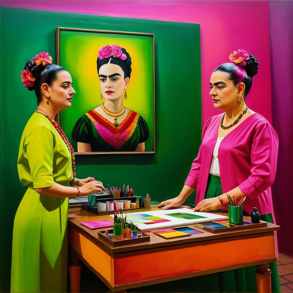 Frida Kahlo Style: Psychologist and Patient