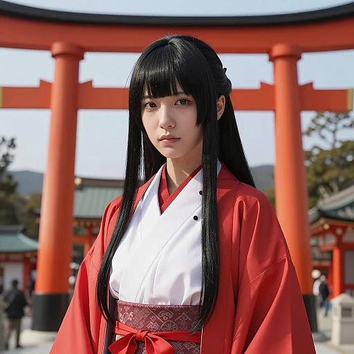 Anime-Style Gogo Yubari Inspired Portrait