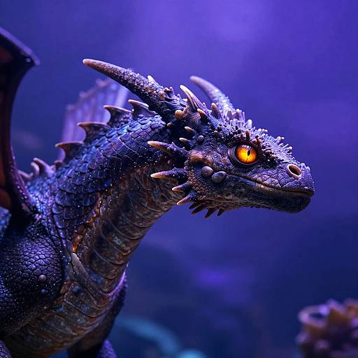 Realistic Dragon-Fish Creature Profile