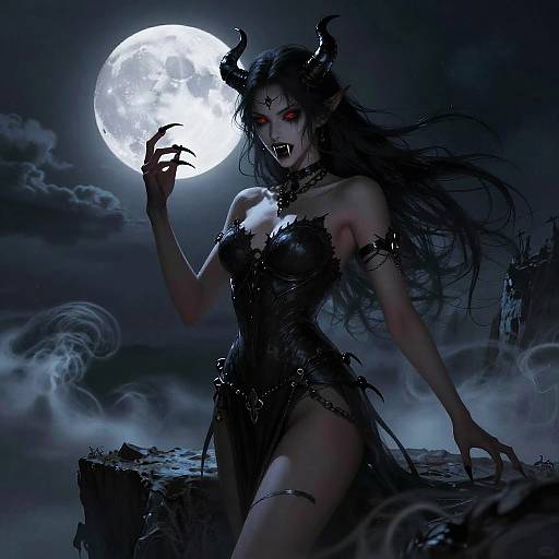 Sultry Female Demon of Lust