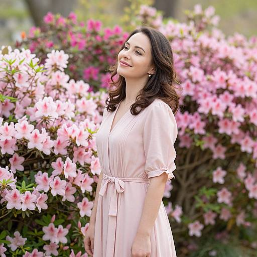 Spring Beauty Amidst Vibrant Azaleas
