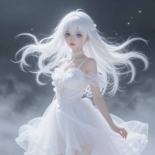 Ethereal Kawaii Spirit Girl