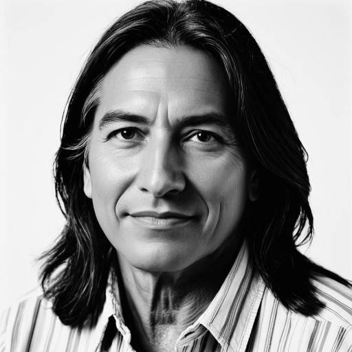Portrait of Middle-Aged Native American Man