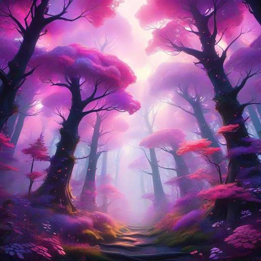Whimsical Owls in a Dreamy Canopy
