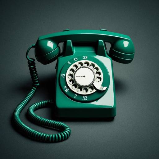 Minimalist Charcoal Gray Telephone Illustration