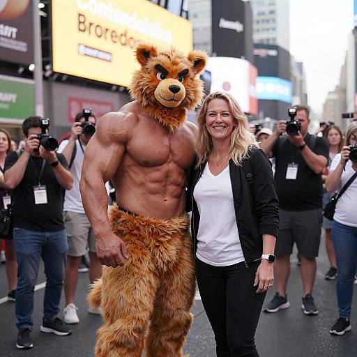 Urban Street Event: Furry Costume Scene