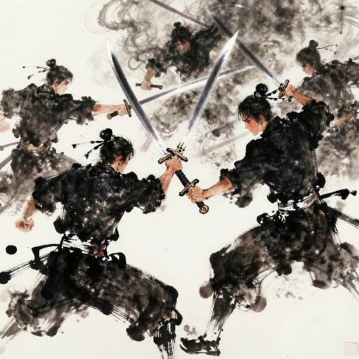 Shinkawa-Inspired Dynamic Sword Battle