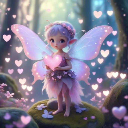 Whimsical Fairy in Enchanted Forest