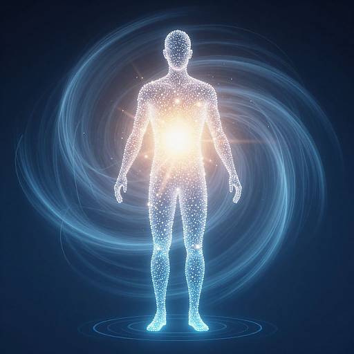 Energie Human Silhouette of Light