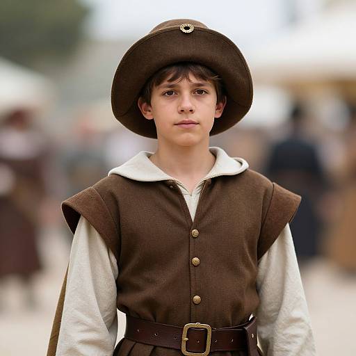 Realistic Christopher Columbus Costume Portrait