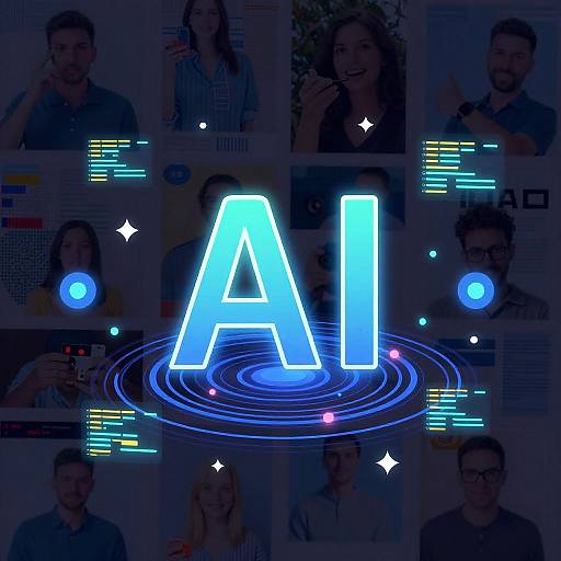 Futuristic AI Vector Transformation