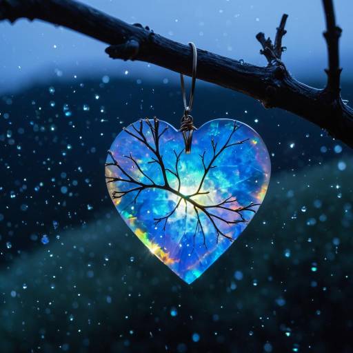 Ethereal Opal Heart in Morning Light Ethereal Opal Heart in Morning Light