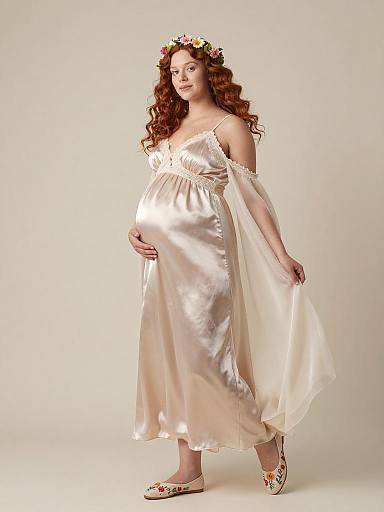Ethereal Fairy Maternity Fashion Portrait
