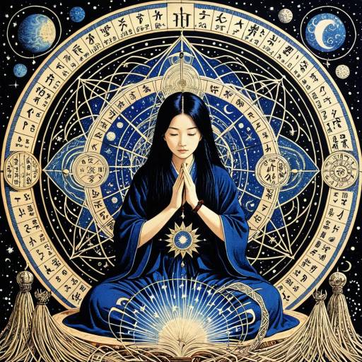 Enchanting Sorceress Weaving Cosmic Patterns Enchanting Sorceress Weaving Cosmic Patterns