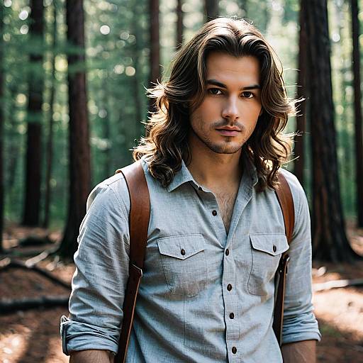 Handsome Cosplay Portrait in Nature