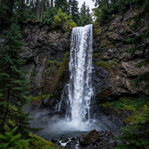 Twin Falls Waterfall in Gifford Forest