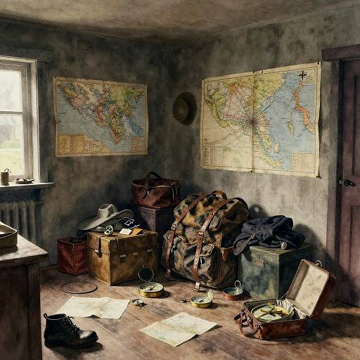 Early 20th Century Norwegian Explorer's Room