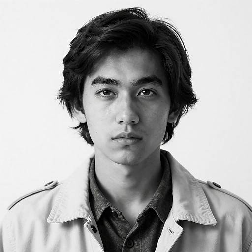 Striking Portrait of a Young Man