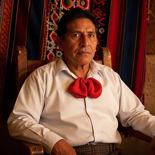 Intimate Portrait of Mexican Man