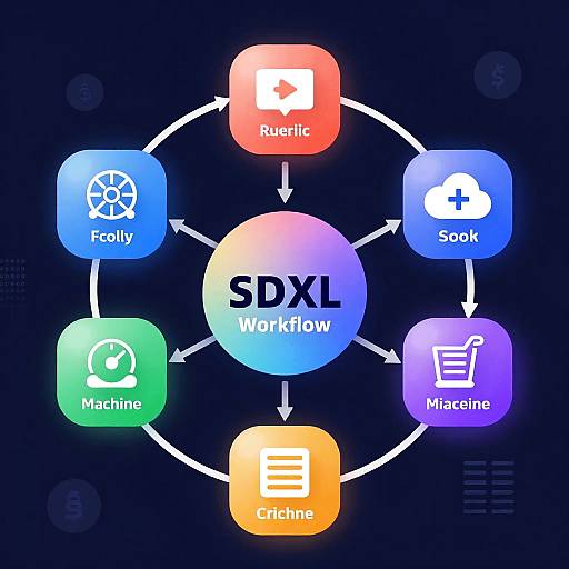 SDXL Workflow Infographic Visualization