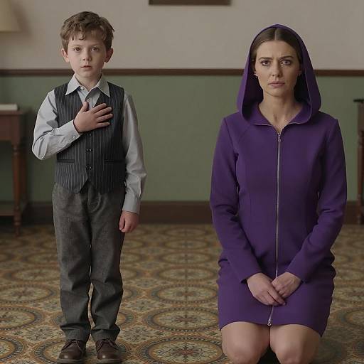 Serious Moments in a Patterned Room