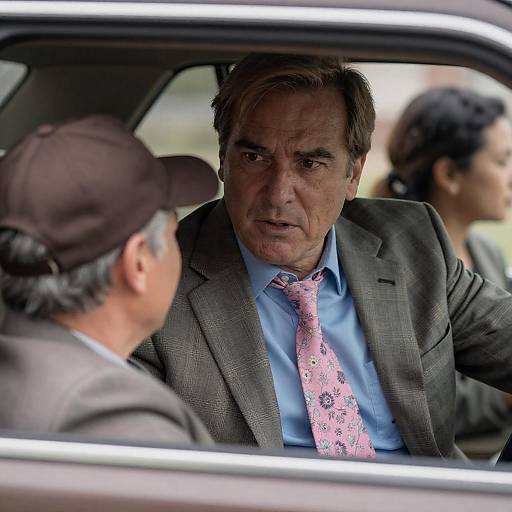 Intense Conversation through Car Window