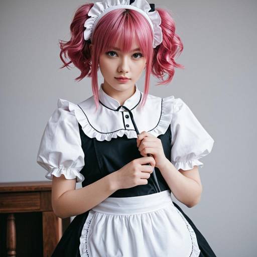 Realistic Boy in Maid Dress Cosplay