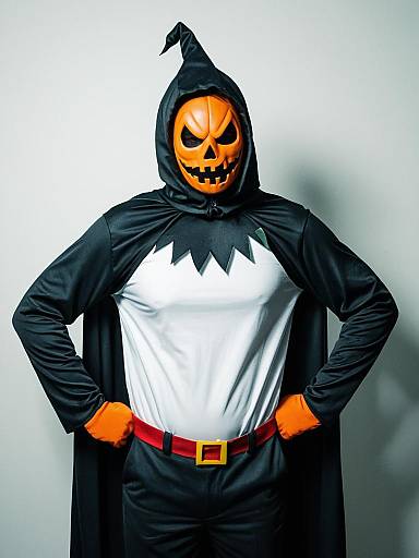 Photorealistic Cartoon Halloween Cosplay Portrait