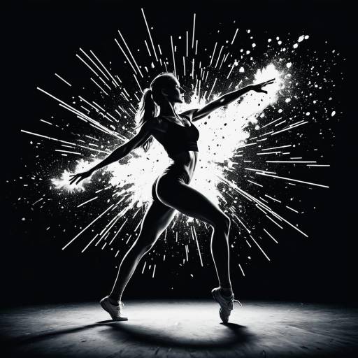 Contemporary Dance with Powder Explosion