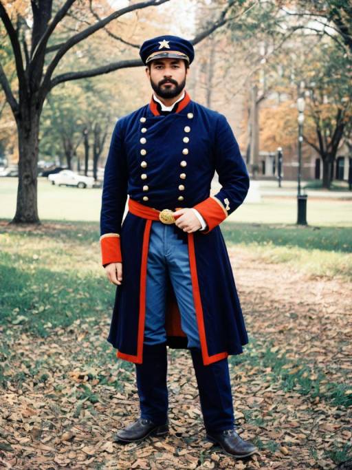 Civil War Era Man in Grant Costume