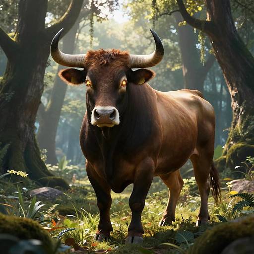 Majestic Taurus Spirit Animal