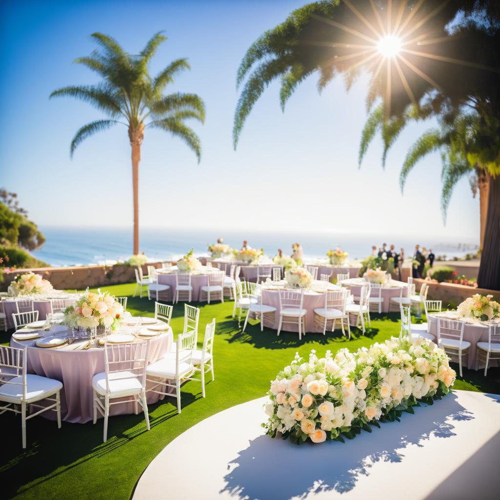 Charming San Diego Wedding Reception Scene