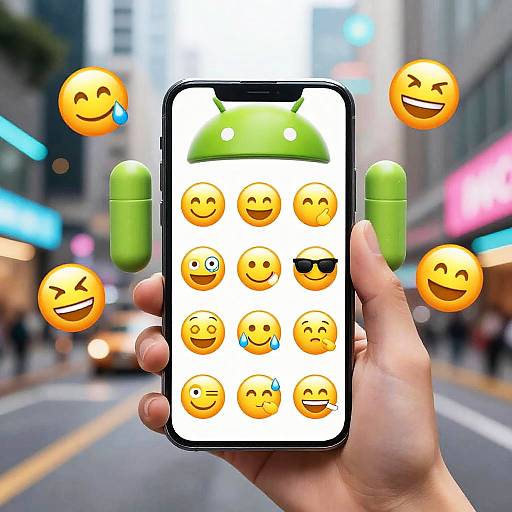 Android Selfie to Custom Emojis