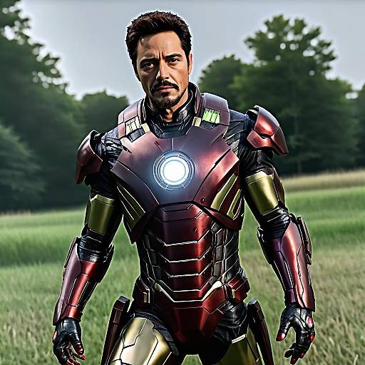 Zombie Iron Man in Walking Dead Style