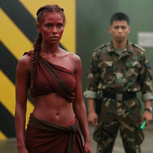 Contrasting Figures in an Industrial Setting