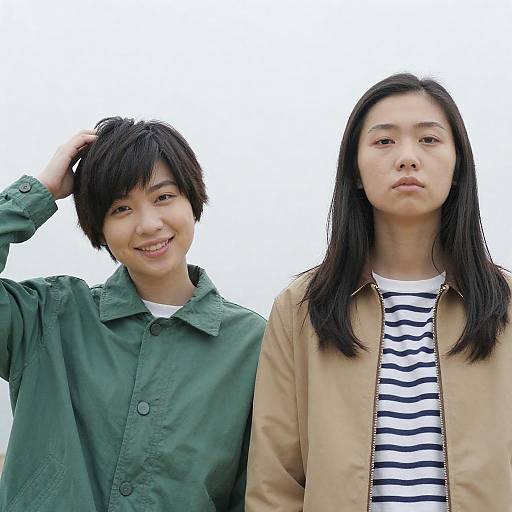 Outdoor Portrait of Two Friends