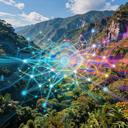 Futuristic AI Photo Expansion