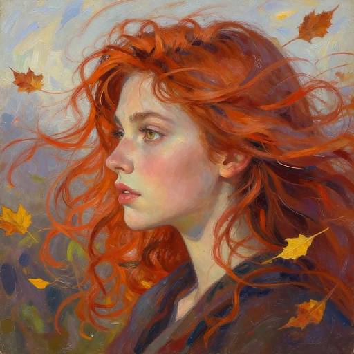 Impressionistic Autumn Portrait
