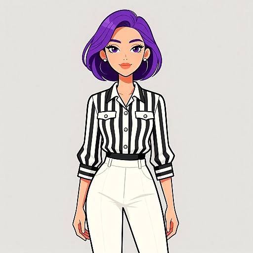 Modern Business Casual Woman Portrait