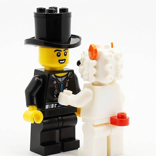 LEGO Figure Embrace with Top Hat