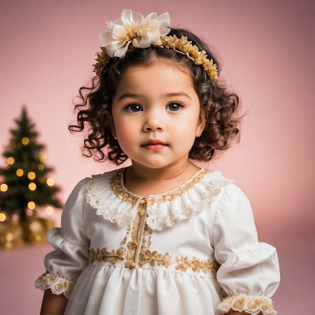 Dreamy Christmas Photo Shoot of Baby Girl