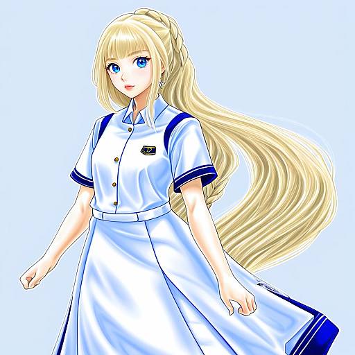 Illustration of Alicia florence, aria (manga) in the style of Redrabbit44