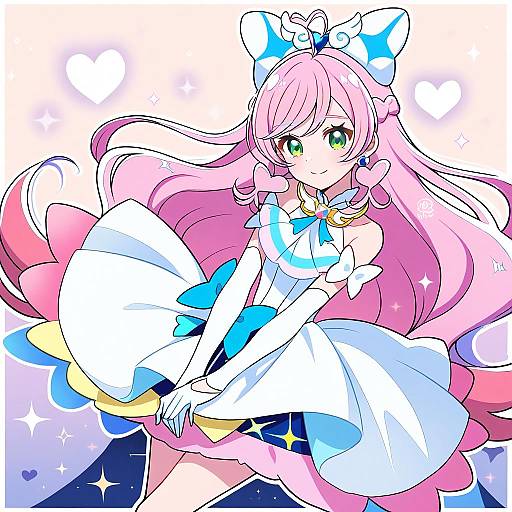 Illustration of Cure prism, hirogaru sky! precure in the style of Nightcat