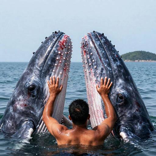 Dramatic Encounter with Gray Whales